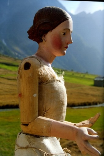 Madonna del Carmine. Frontale, Val di Rezzalo, chiesa di San Bernanrdo