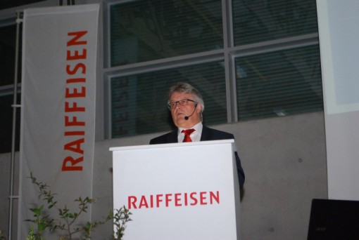 Foto1: Il presidente del CdA Banca Raiffeisen Valposchiavo Tino Zanetti