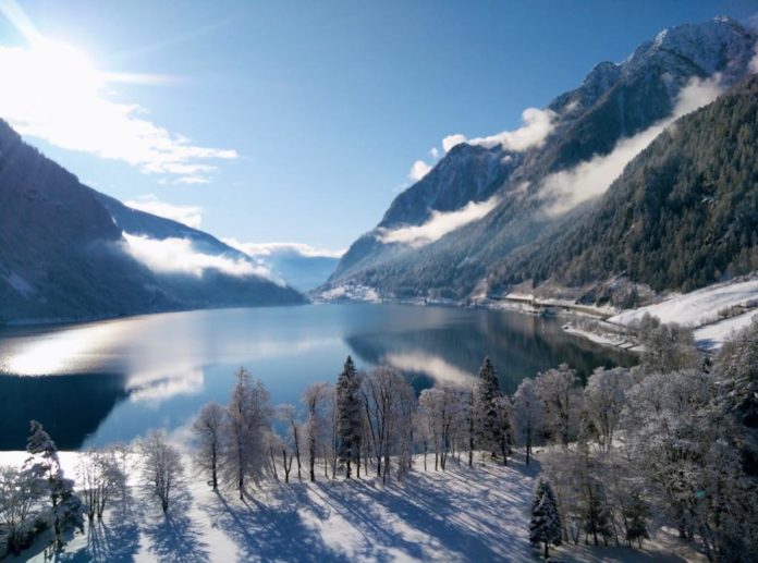 Lago, Le Prese, neve