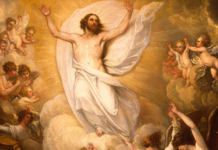 Cristo Risorto ascende al Cielo