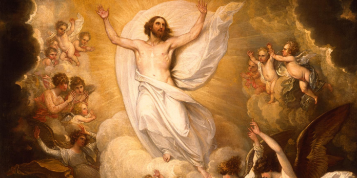 Cristo Risorto ascende al Cielo