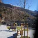 Lavori al cimitero cattolico di Poschiavo