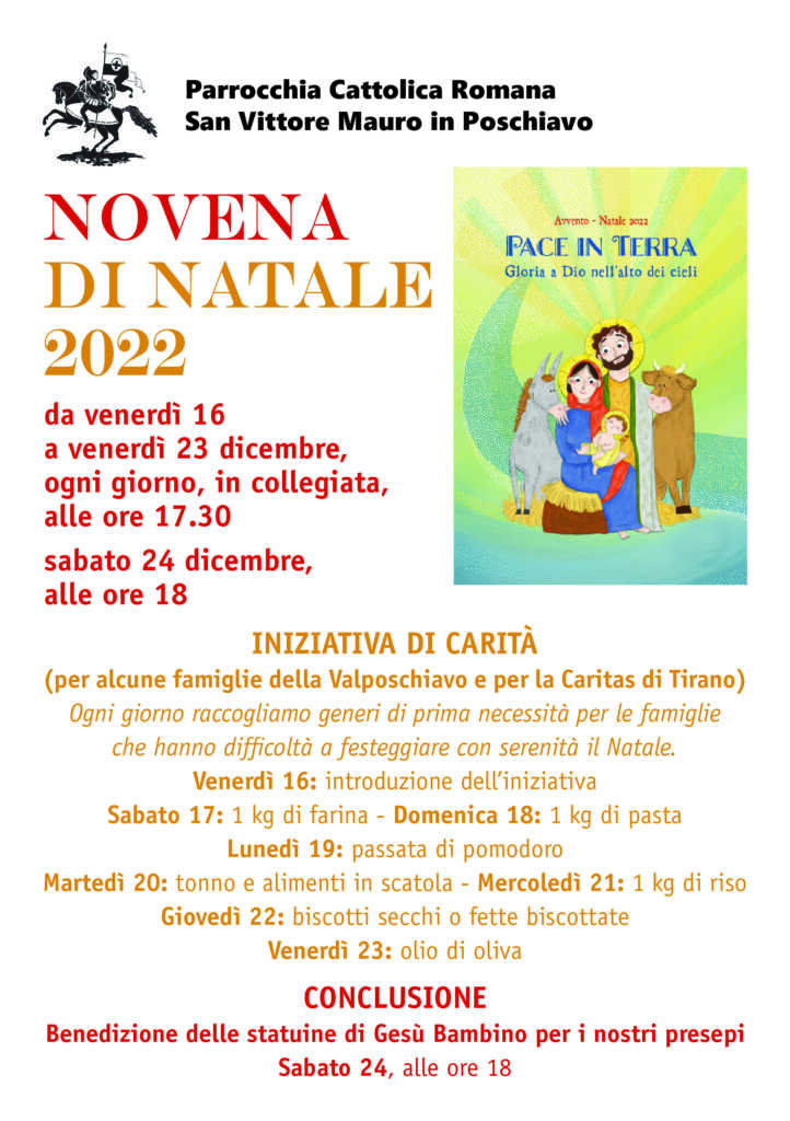 Volantino Novena di Natale 2022