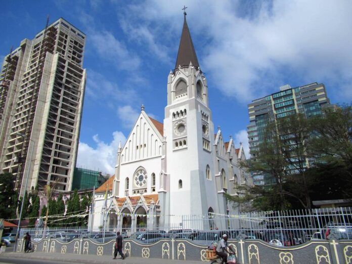 La cattedrale di San Giuseppe a Dar-es-Salaam, in Tanzania